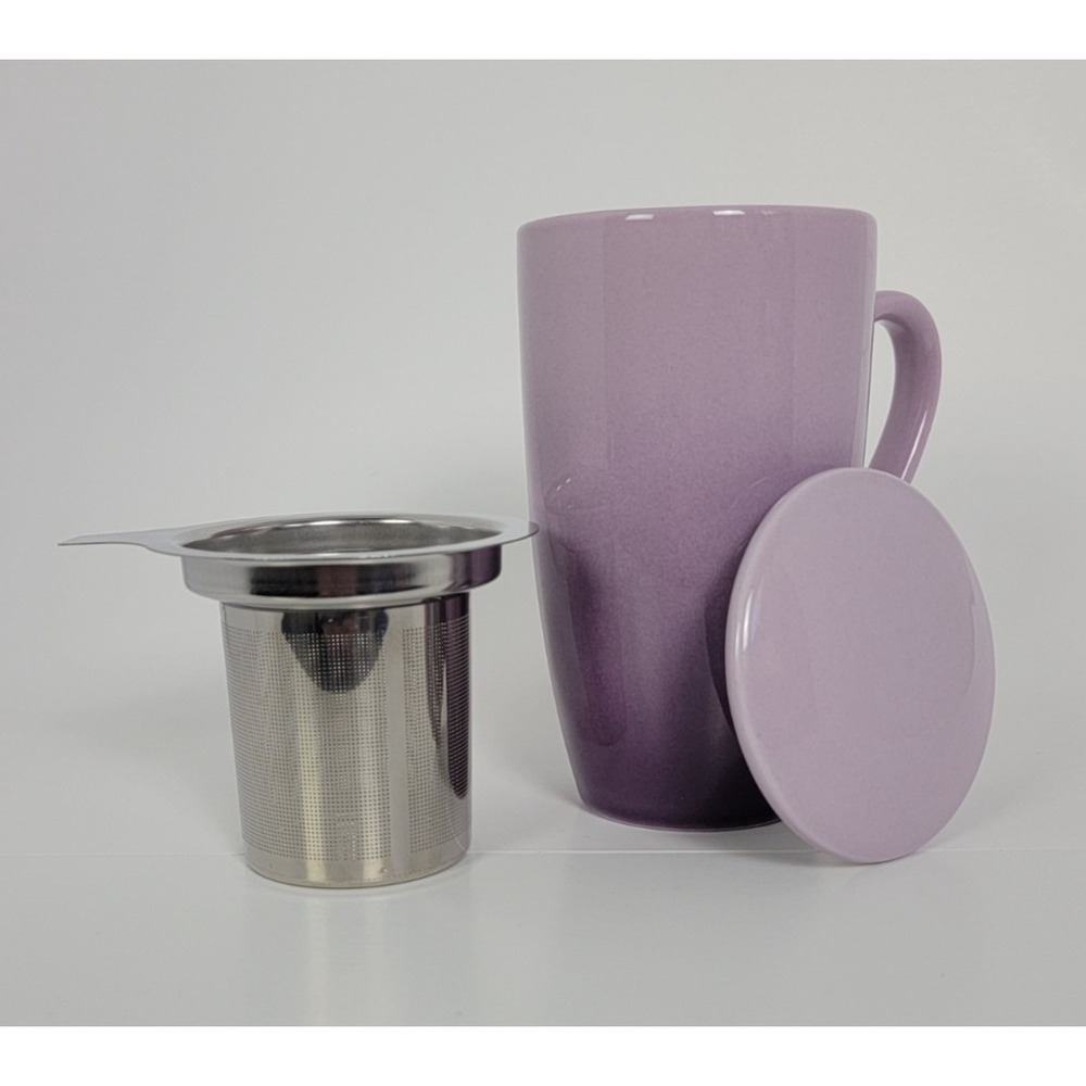 Bruntmor Tea Mug with Infuser 18 oz - Purple (BR-DG684)